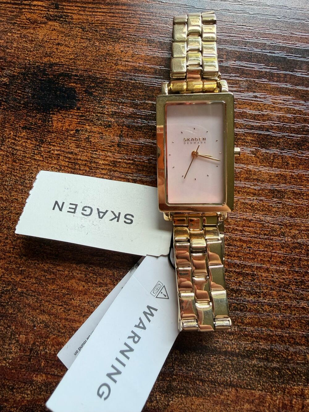 Skagen Women's Hagen Quartz Three Hand Gold-Tone Watch